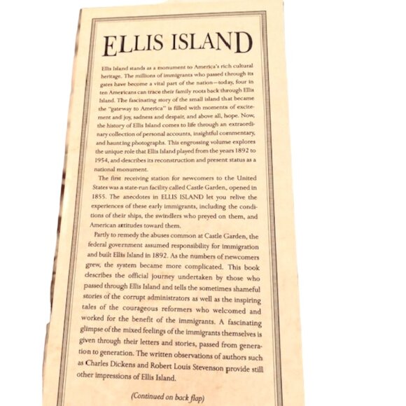Ellis Island Gateway to the American Dream - Hardcover - Picture 2 of 10